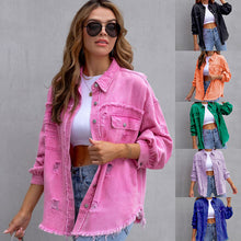 Load image into Gallery viewer, Relaxed Fit Denim Jacket