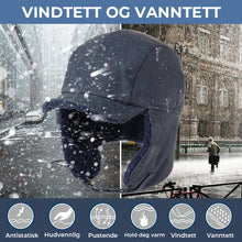 Load image into Gallery viewer, Vindtett varm unisex lue