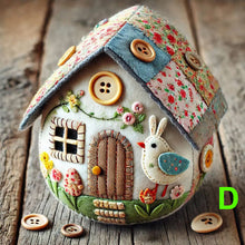 Load image into Gallery viewer, Patchwork filt egghus DIY Kit