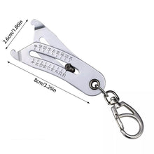 Load image into Gallery viewer, Bolt Size Checker Keychain