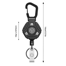 Load image into Gallery viewer, Heavy Retractable Keychain