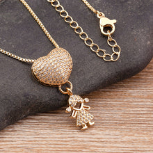 Load image into Gallery viewer, Love and my kids - Mother's Love Necklace