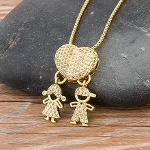 Load image into Gallery viewer, Love and my kids - Mother's Love Necklace