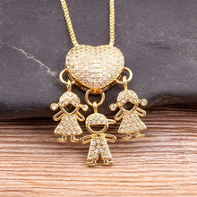 Load image into Gallery viewer, Love and my kids - Mother's Love Necklace