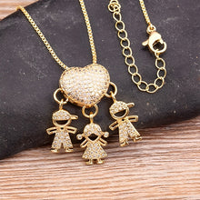 Load image into Gallery viewer, Love and my kids - Mother's Love Necklace