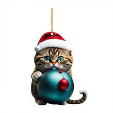 Load image into Gallery viewer, Cute Cat Christmas Decoration