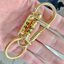 Load image into Gallery viewer, Stainless Brass Keychain