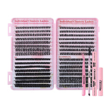 Load image into Gallery viewer, Natural Fluffy False Eyelash Extensions Set