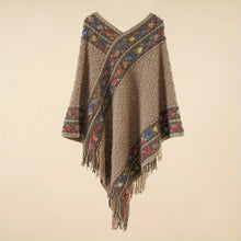 Load image into Gallery viewer, Women's Retro Pullover Tassel Shawl