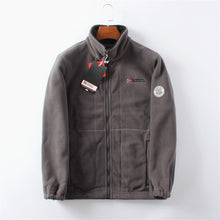 Load image into Gallery viewer, Men’s Double-Layer Fleece Hooded Jacket