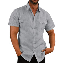 Load image into Gallery viewer, Stretch Short Sleeve Shirt with Pockets