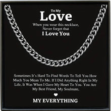 Load image into Gallery viewer, Mens Cuban Link Chain Necklace
