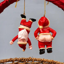Load image into Gallery viewer, Playful Butt Santa Ornaments