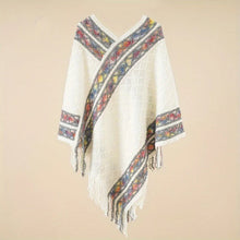 Load image into Gallery viewer, Women's Retro Pullover Tassel Shawl