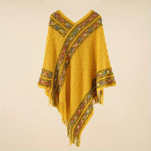 Load image into Gallery viewer, Women's Retro Pullover Tassel Shawl