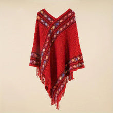 Load image into Gallery viewer, Women's Retro Pullover Tassel Shawl
