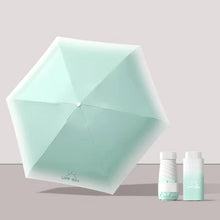 Load image into Gallery viewer, Mini Travel Size Rain Sun Umbrella