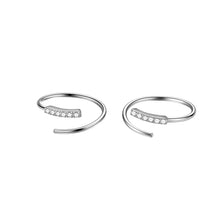 Load image into Gallery viewer, Minimalist Double Twist Earring
