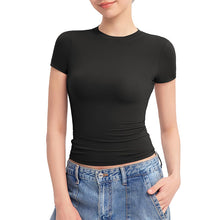 Load image into Gallery viewer, Women's short-sleeved slim-fit T-shirt