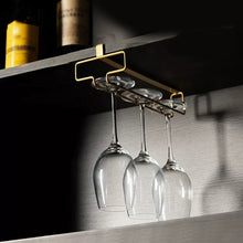 Load image into Gallery viewer, Under Cabinet Wine Glass Holder