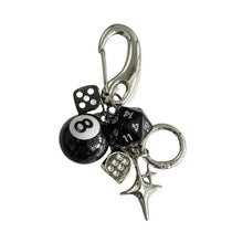 Load image into Gallery viewer, Creative dice keychain