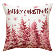Load image into Gallery viewer, Pink Christmas Pillow Covers