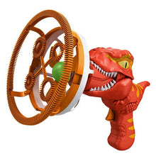 Load image into Gallery viewer, Dinosaur Wind Pad Bubble Gun