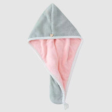Load image into Gallery viewer, Double Layer Coral Velvet Quick Drying Hair Cap