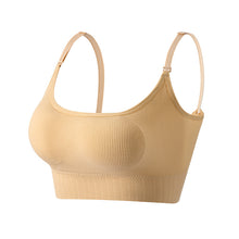 Load image into Gallery viewer, Solid Ribbed Adjustable Strap Wireless Bra