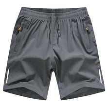 Load image into Gallery viewer, Loose Fit Athletic Shorts with Zipper Pockets