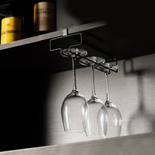 Load image into Gallery viewer, Under Cabinet Wine Glass Holder