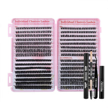 Load image into Gallery viewer, Natural Fluffy False Eyelash Extensions Set