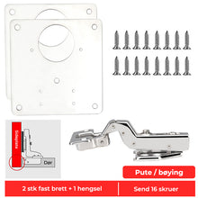 Load image into Gallery viewer, Skapdørhengselsett