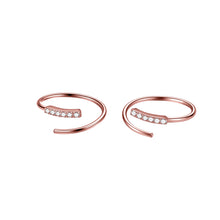 Load image into Gallery viewer, Minimalist Double Twist Earring