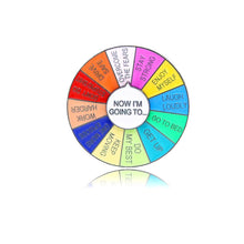 Load image into Gallery viewer, Rotating Wheel Brooch
