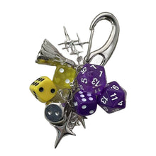 Load image into Gallery viewer, Creative dice keychain