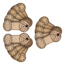 Load image into Gallery viewer, Christmas Blank Yarn Pegs