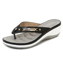 Load image into Gallery viewer, Women's Arch Support Soft Cushion Flip Flops Thong Sandals