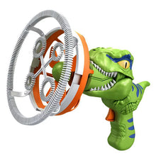 Load image into Gallery viewer, Dinosaur Wind Pad Bubble Gun