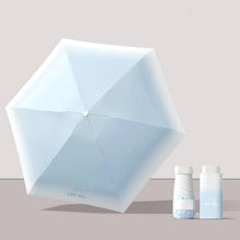 Load image into Gallery viewer, Mini Travel Size Rain Sun Umbrella
