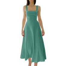 Load image into Gallery viewer, New Women's Thick Straps Midi Dress