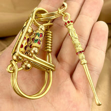 Load image into Gallery viewer, Stainless Brass Keychain