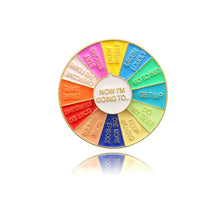 Load image into Gallery viewer, Rotating Wheel Brooch