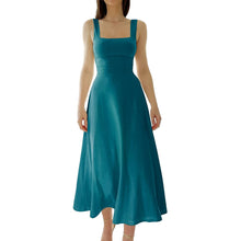 Load image into Gallery viewer, New Women's Thick Straps Midi Dress