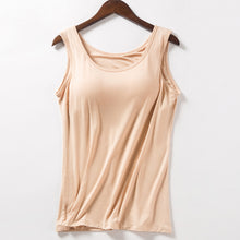 Load image into Gallery viewer, Women's Tank Top with Built-In Bra