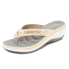 Load image into Gallery viewer, Women's Arch Support Soft Cushion Flip Flops Thong Sandals