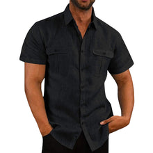Load image into Gallery viewer, Stretch Short Sleeve Shirt with Pockets