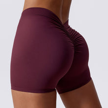 Load image into Gallery viewer, Sculpting V-Back Ruched Shorts