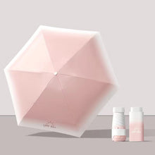 Load image into Gallery viewer, Mini Travel Size Rain Sun Umbrella