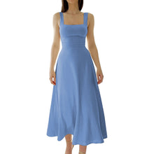 Load image into Gallery viewer, New Women's Thick Straps Midi Dress